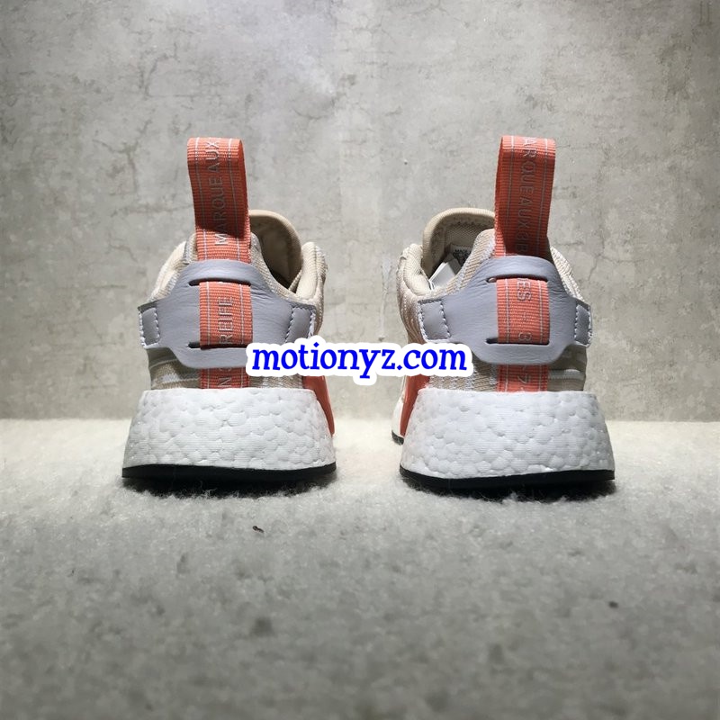 Real Boost Adidas NMD R2 PK Linen White